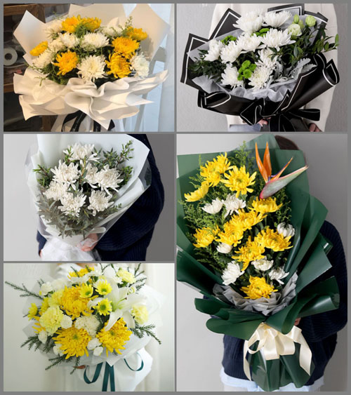 江苏宿迁宿豫区大兴镇先进村白事花束代送